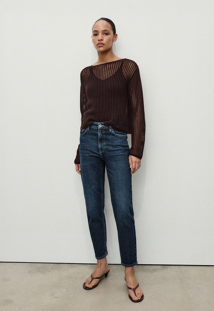 MANGO - Jeans newmom - denim blue