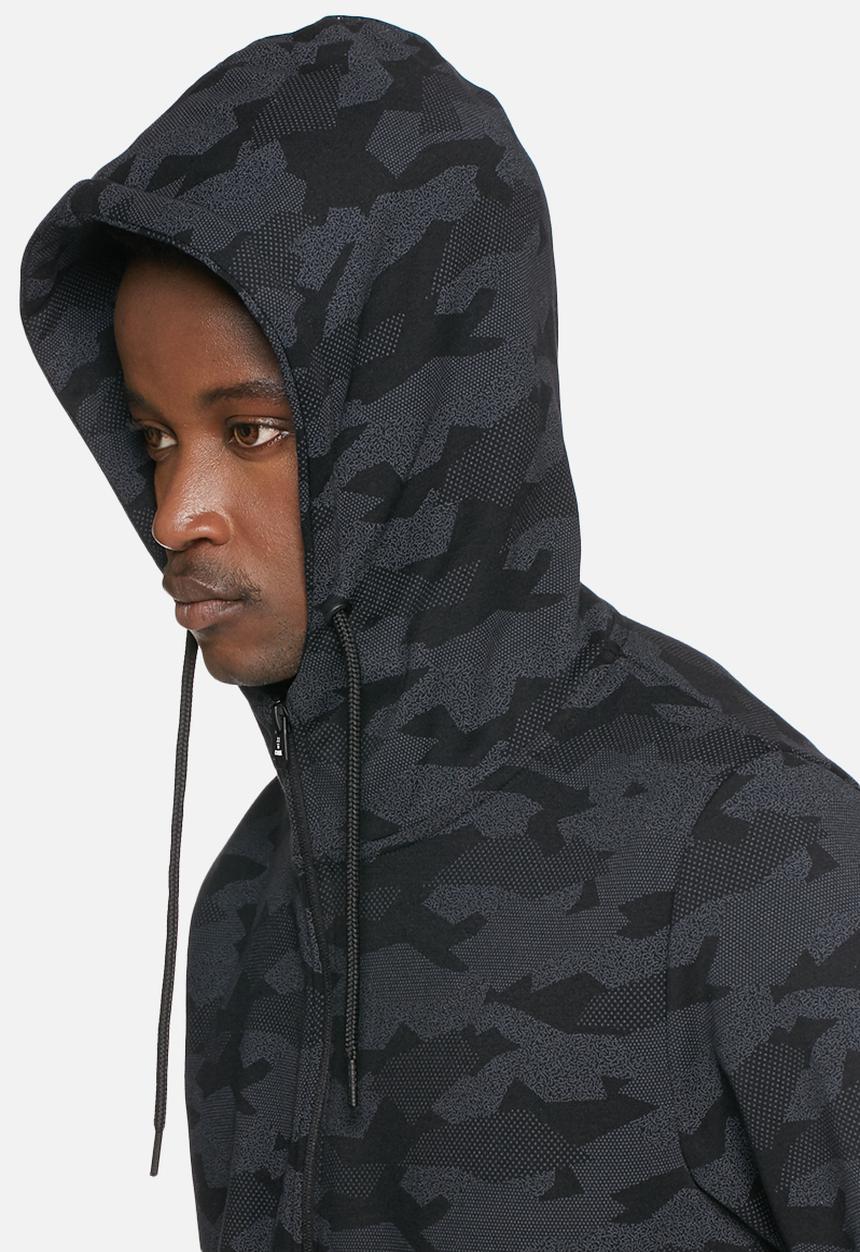 Jack & Jones - Camo zip hoodie