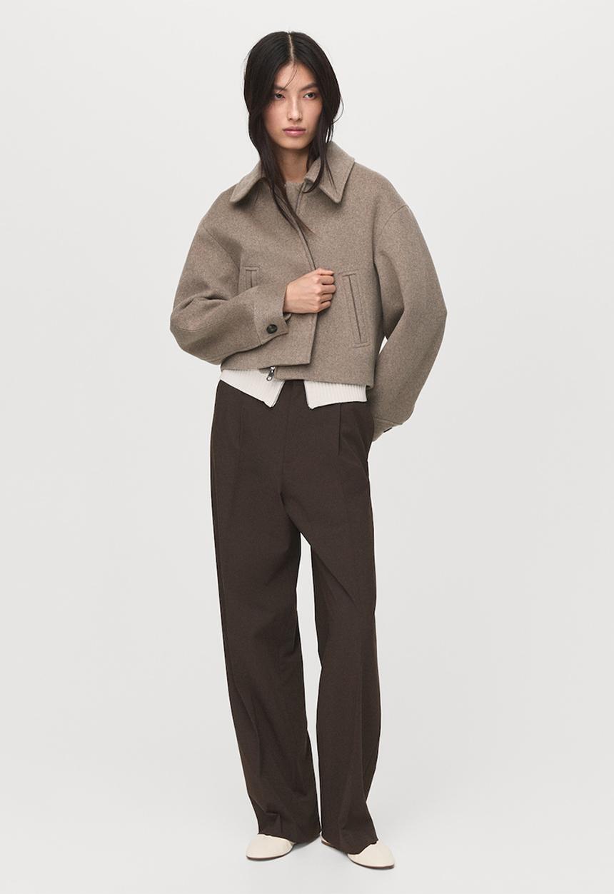 MANGO - Chaqueta candyx - light pastel beige