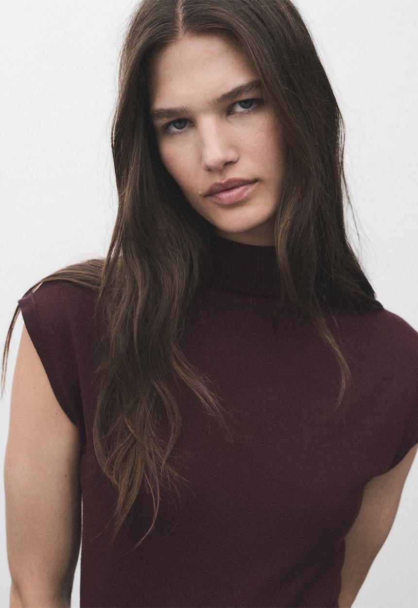 MANGO - Dress pomodore - dark  red