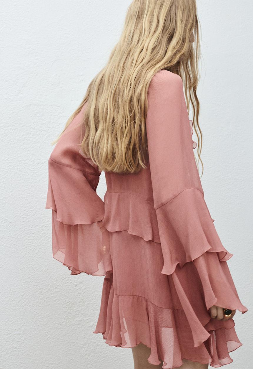 MANGO - Dress bowie  - pink