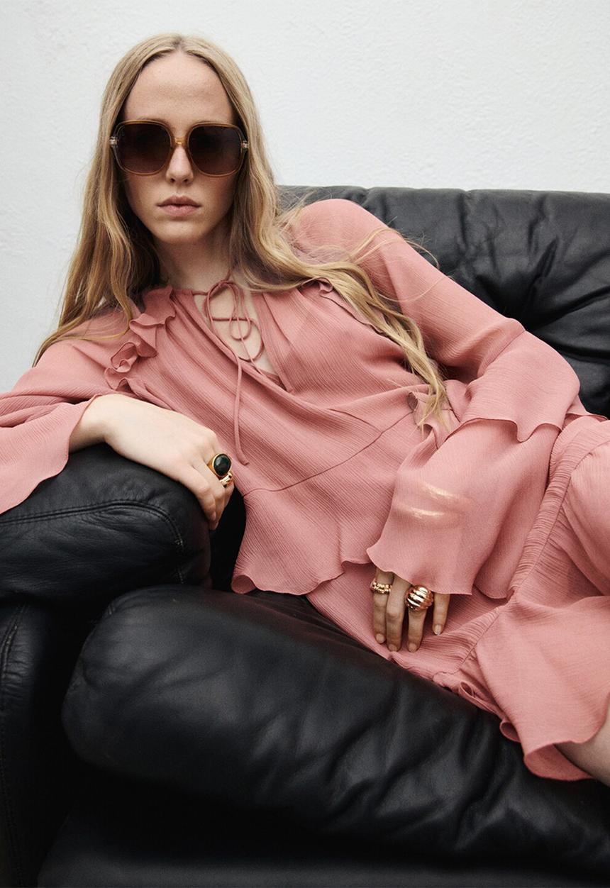 MANGO - Dress bowie  - pink