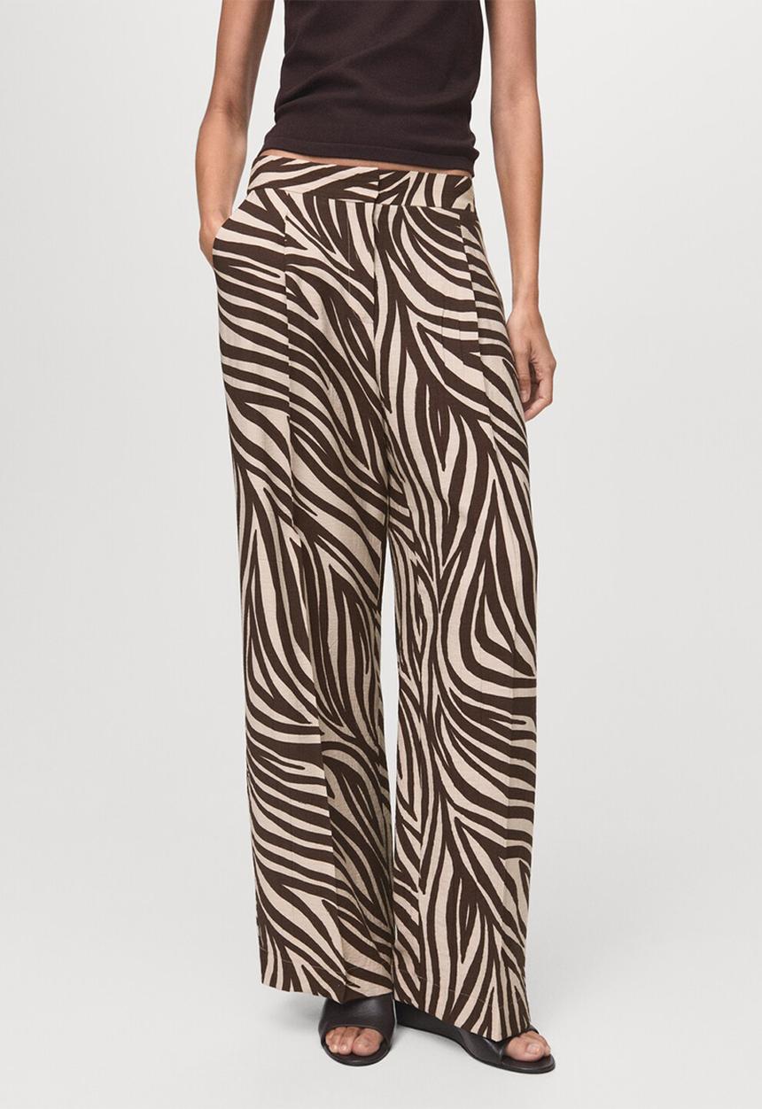 MANGO - Trousers nikita -  black