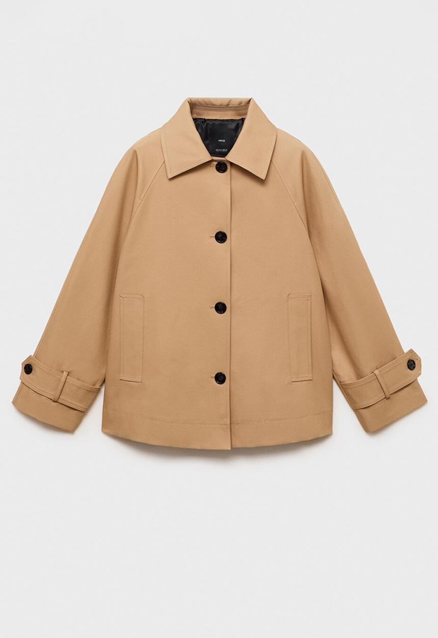 MANGO - Parka Tropic - Light Beige