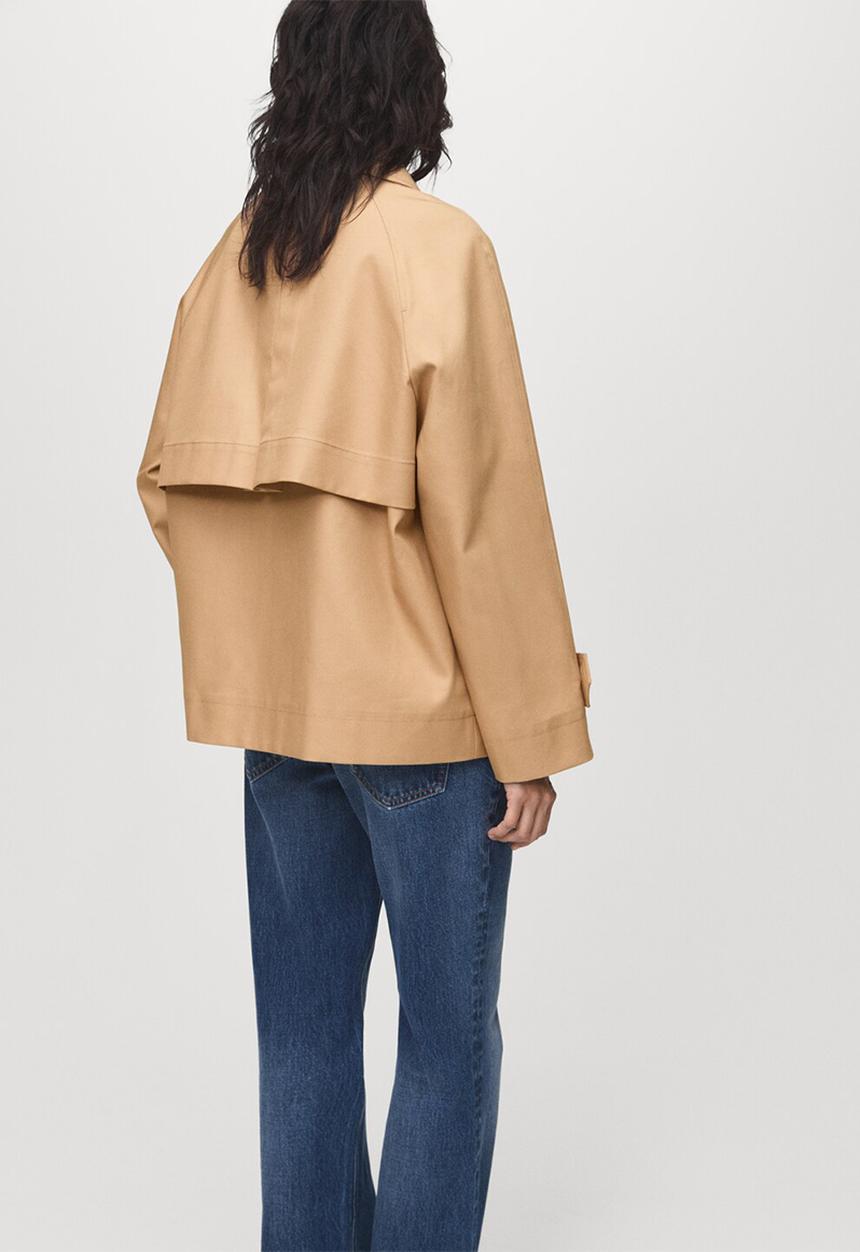 MANGO - Parka Tropic - Light Beige