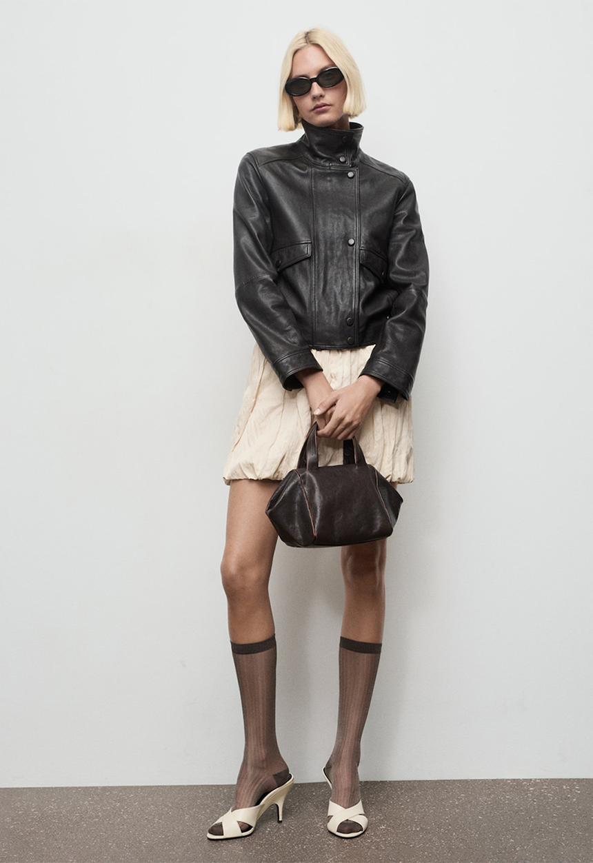 MANGO - Chaqueta comme - brown