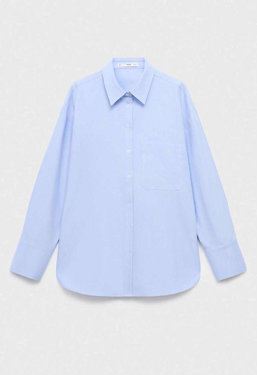 MANGO - Camisa juany - mid-blue