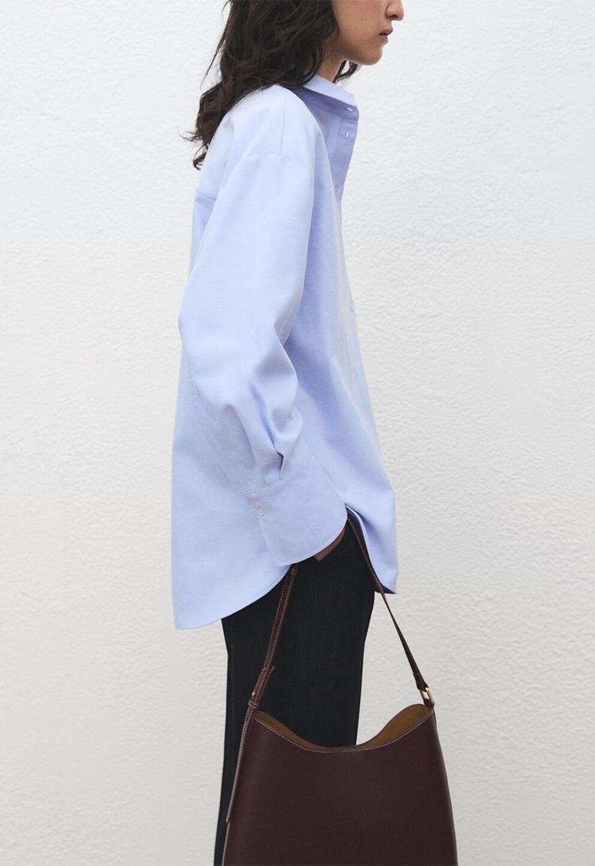 MANGO - Camisa juany - mid-blue