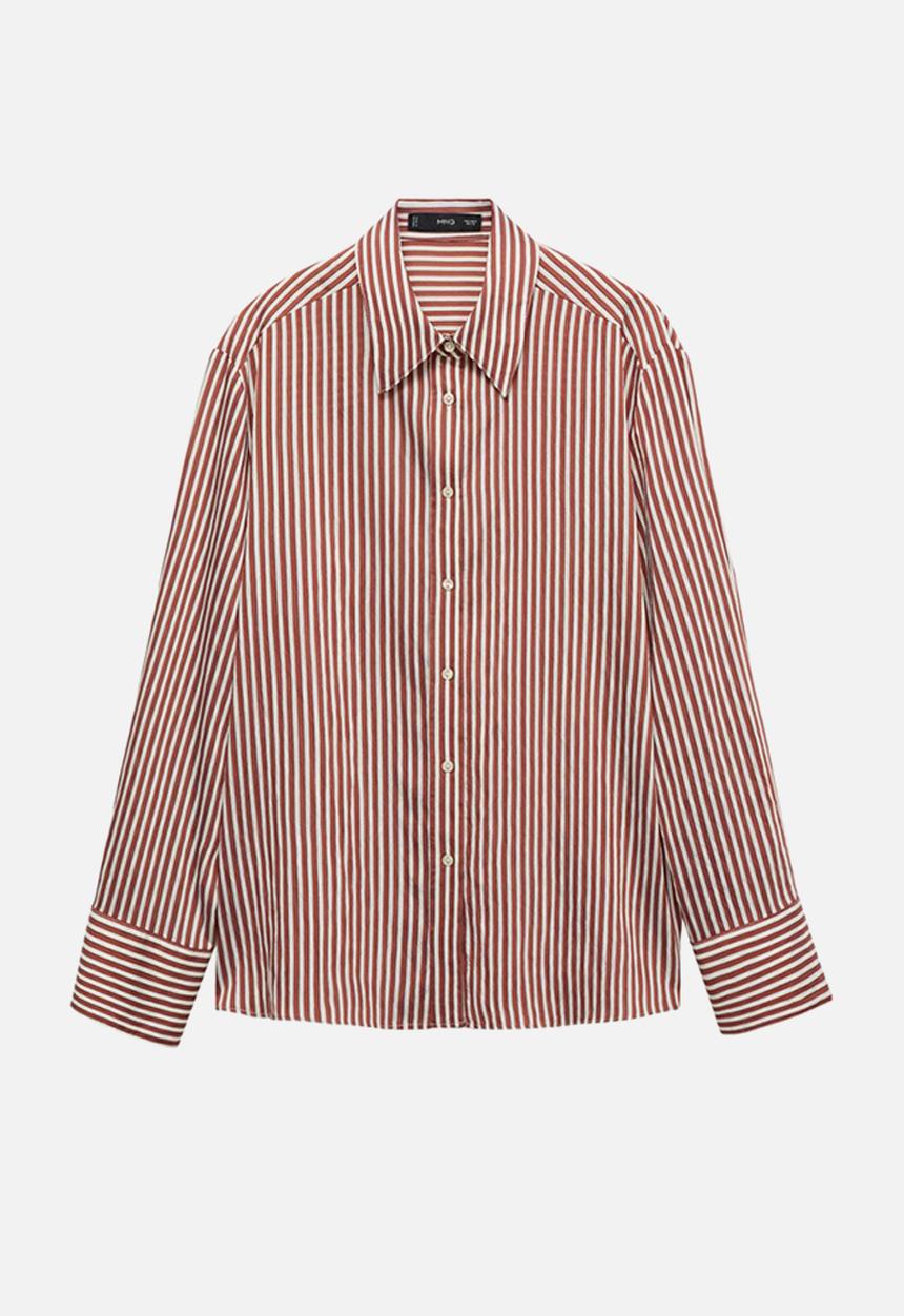 MANGO - Shirt zaha -  brown