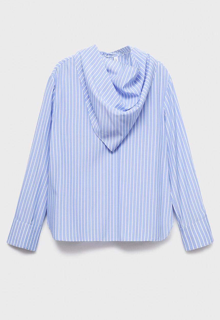 MANGO - Blouse kike - mid-blue