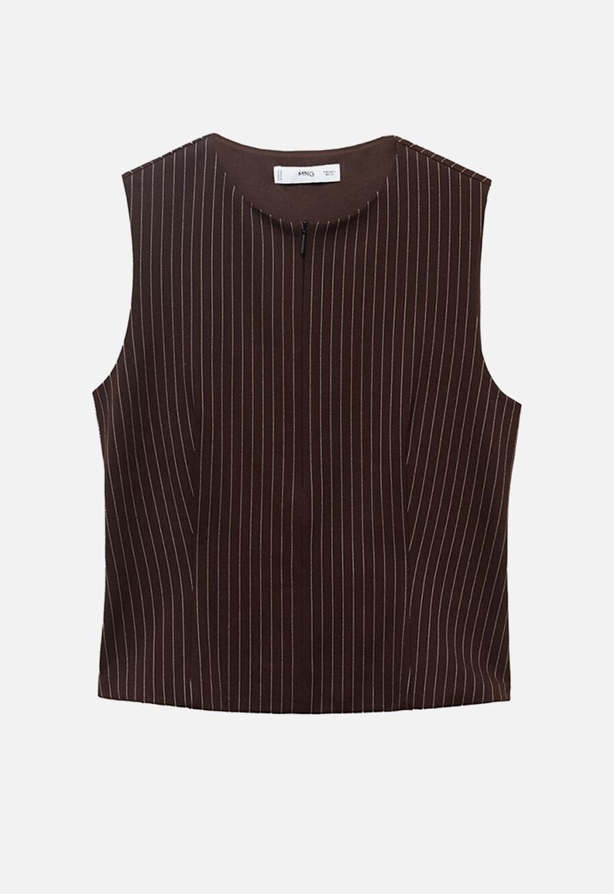 MANGO - Top brin - brown