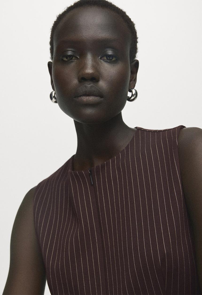 MANGO - Top brin - brown