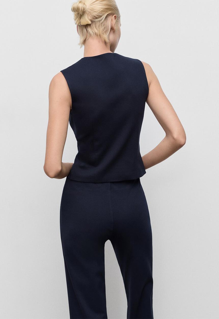 MANGO - Top brin - midnight navy