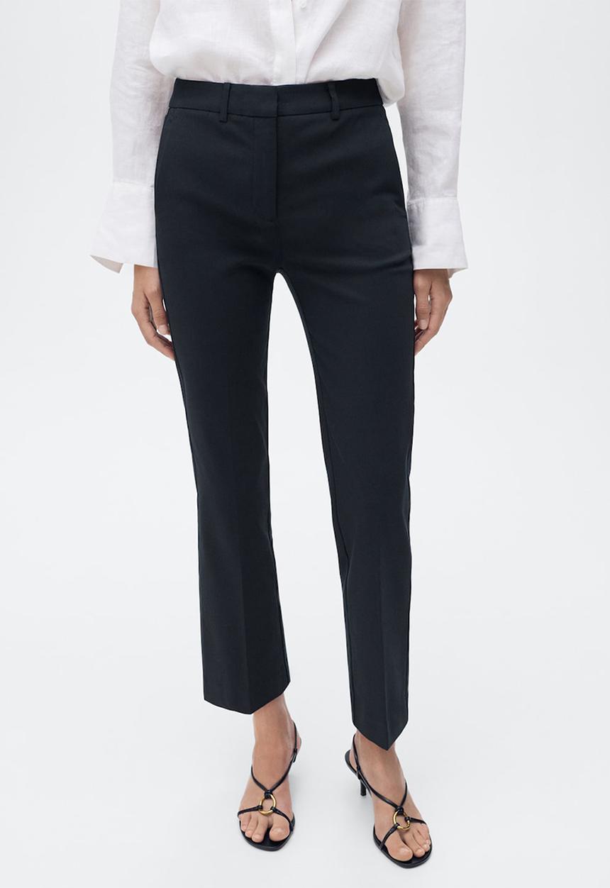 MANGO - Trousers newcola - midnight navy