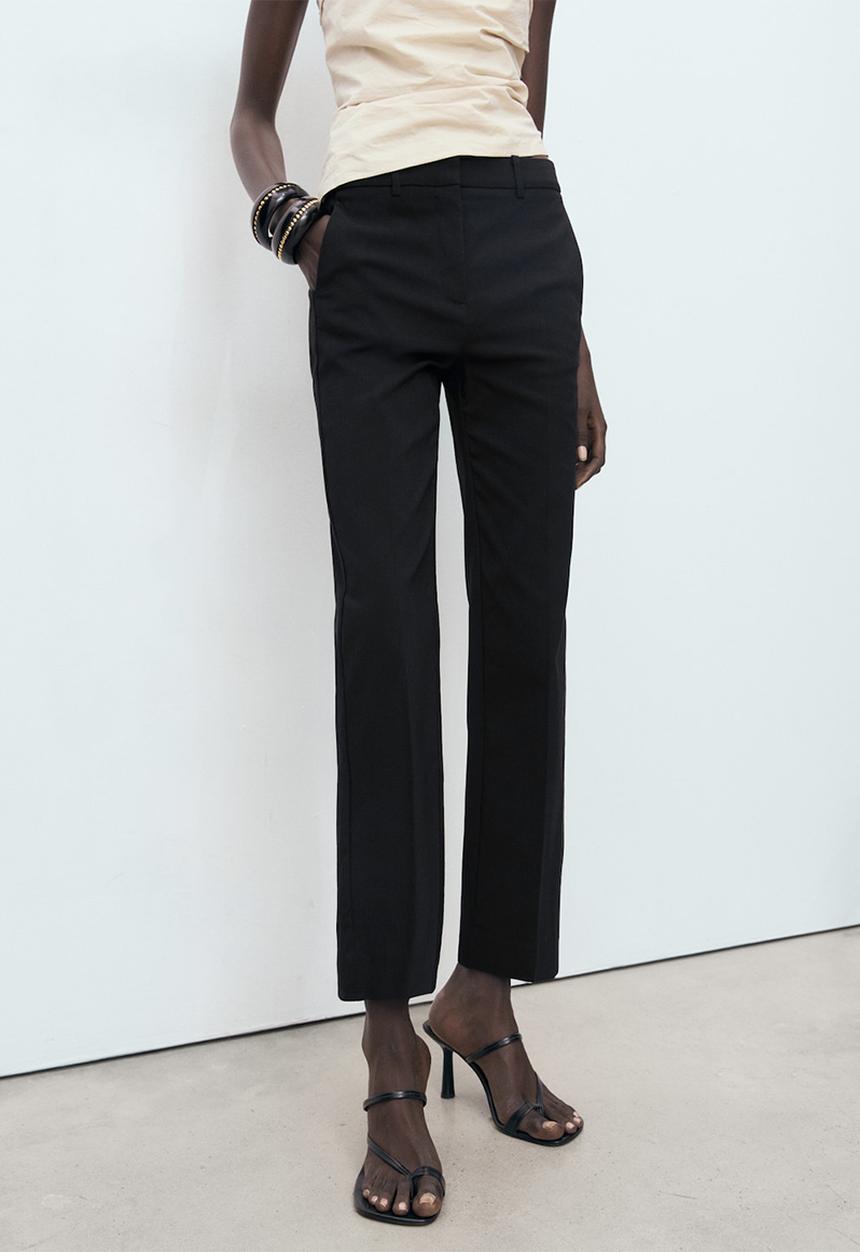 MANGO - Trousers newcola  -  black