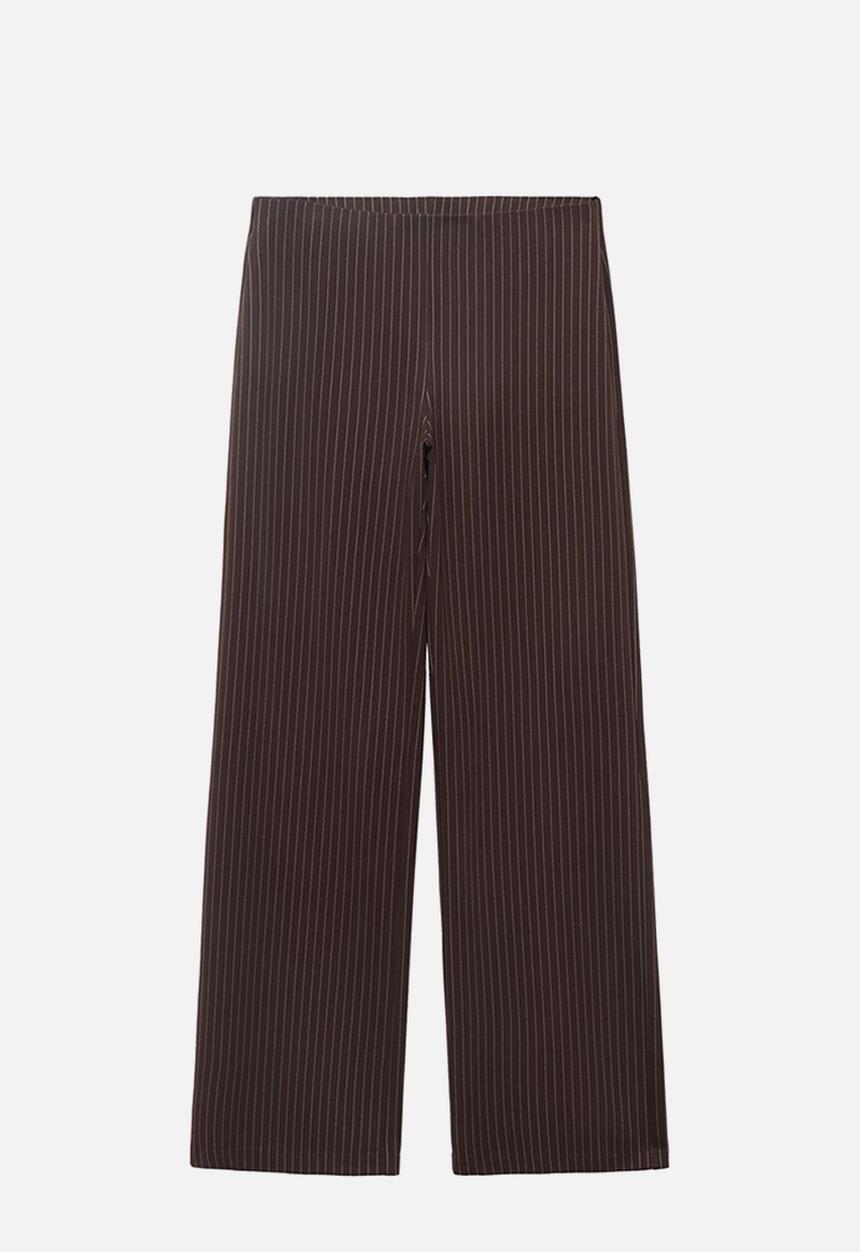MANGO - Trousers brin -  brown
