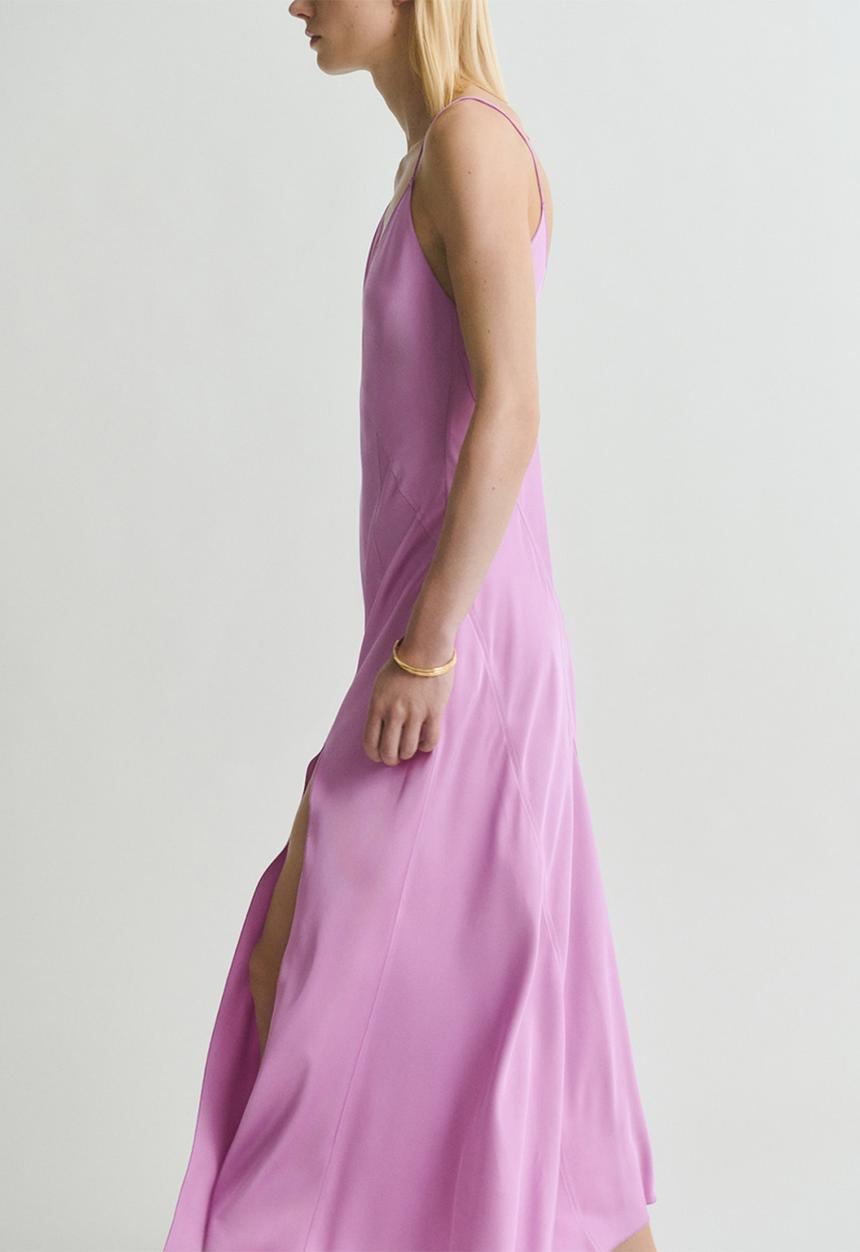 MANGO - Dress amapola -  purple