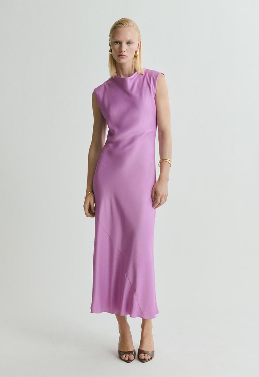 MANGO - Dress noelis -  purple