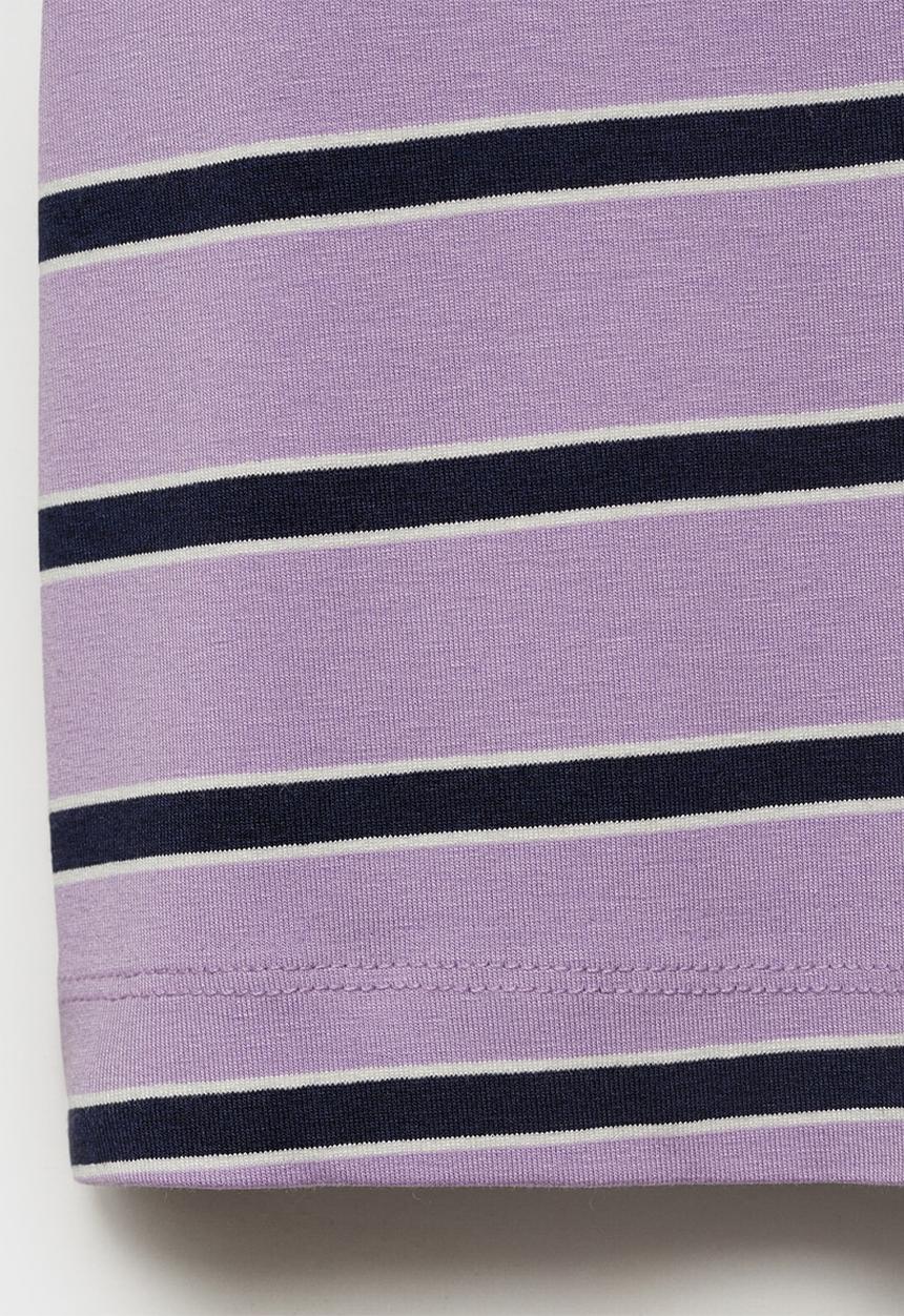 MANGO - T-shirt moca -  purple