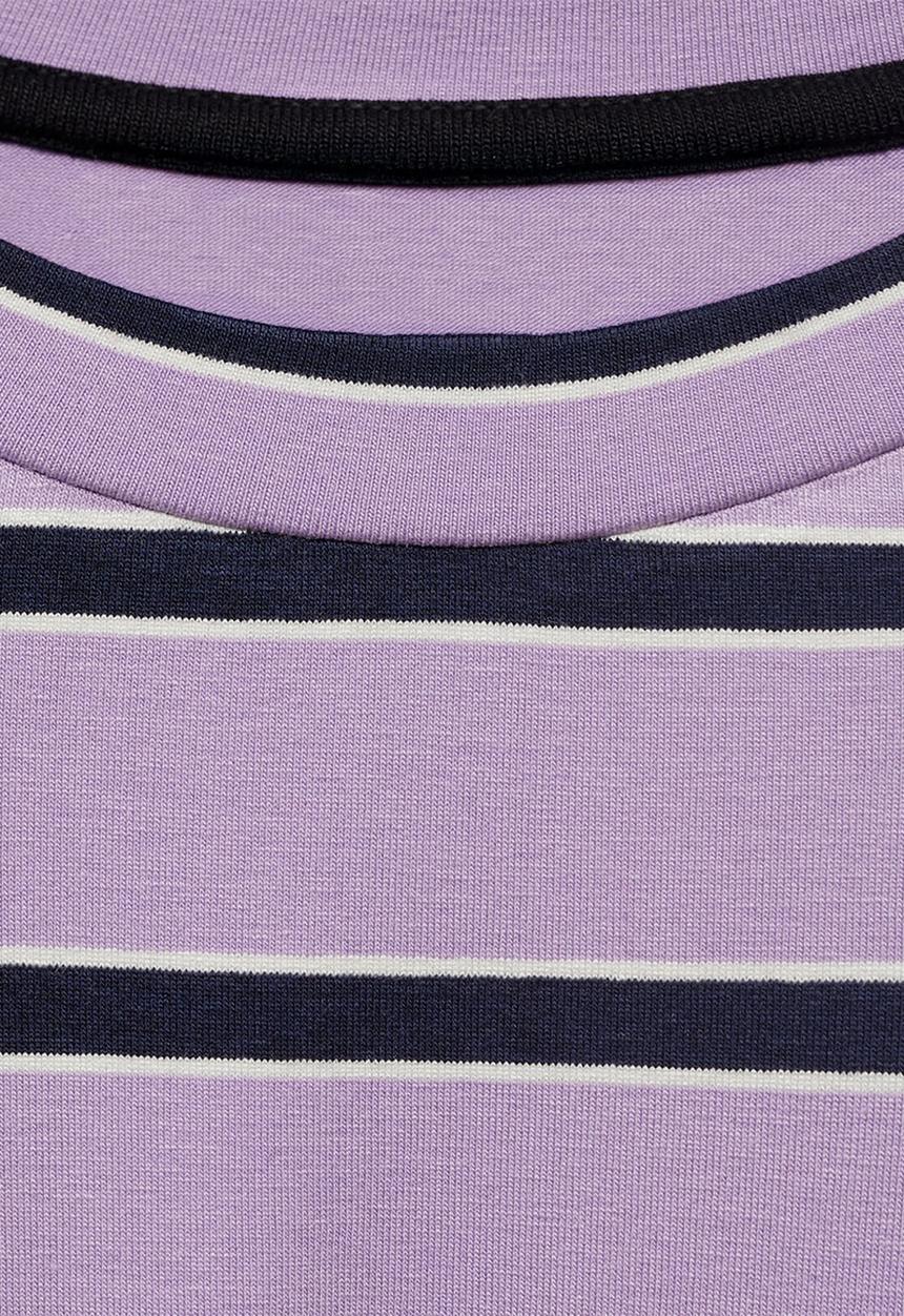 MANGO - T-shirt moca -  purple