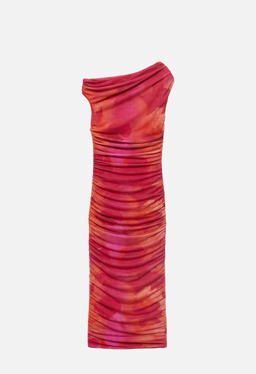 MANGO - Dress mira -  bright pink