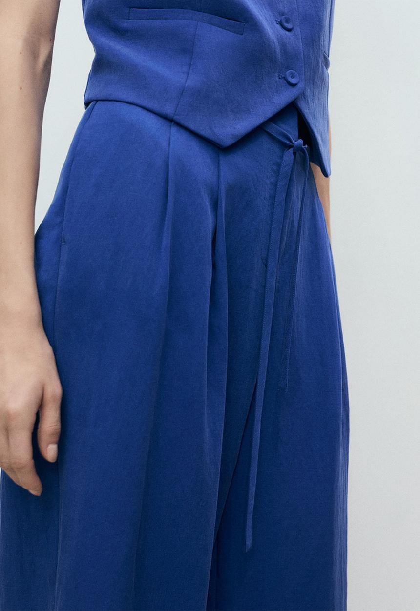 MANGO - Pantalon bonnie - medium blue