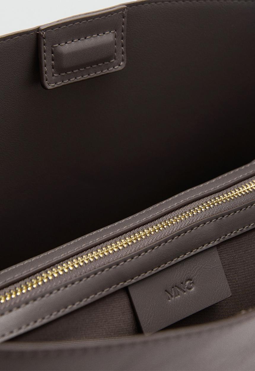 MANGO - Protea shoulder bag - grey