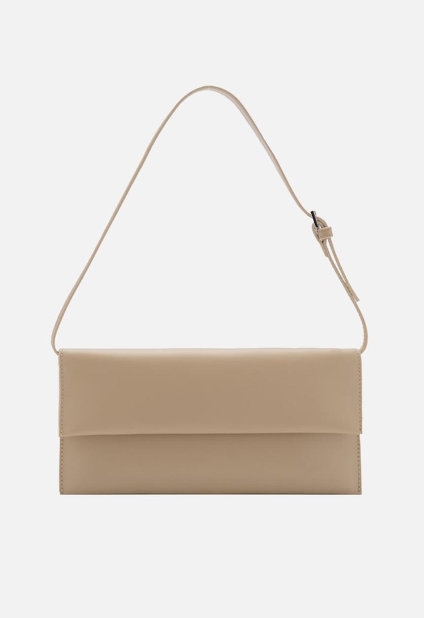 MANGO - Bolso M Acordeon Shoulder Bag - Ligth-Brown