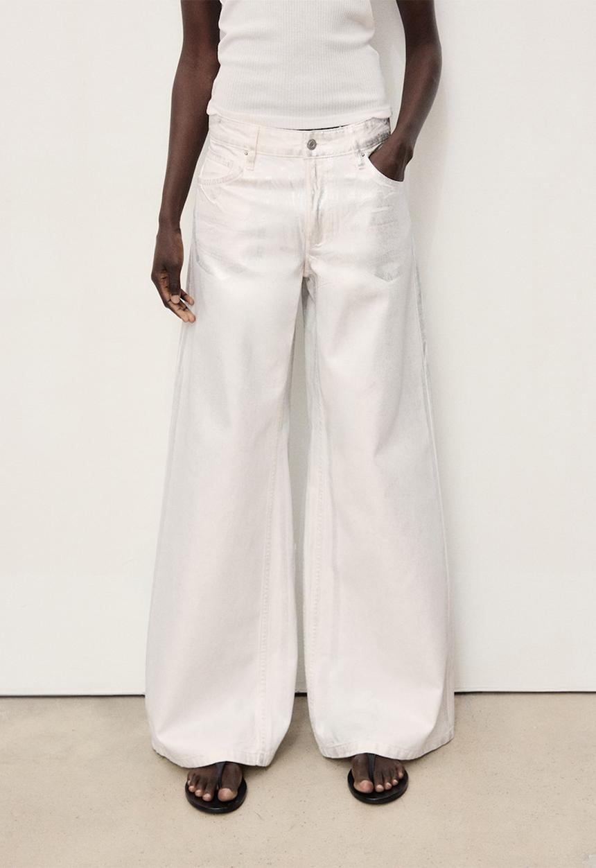 MANGO - Jeans Blake - Silver