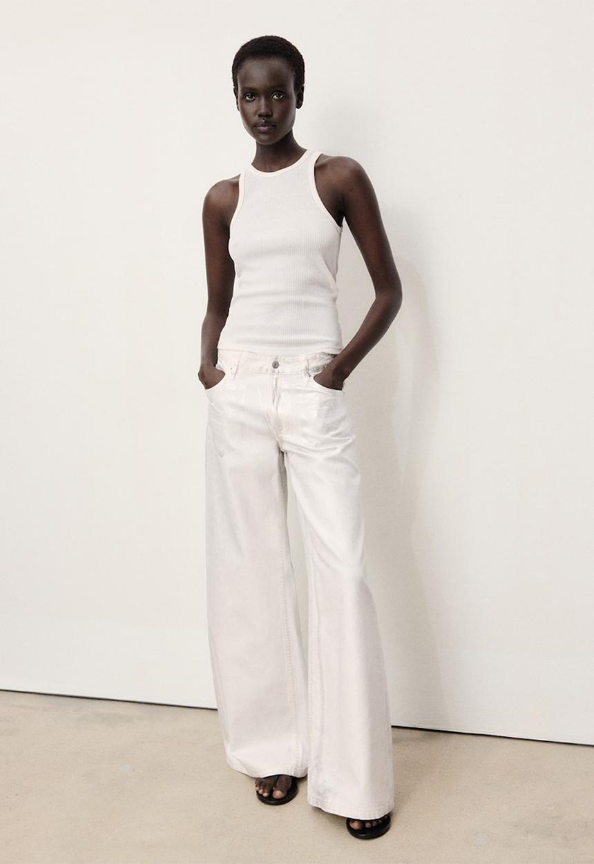 MANGO - Jeans Blake - Silver