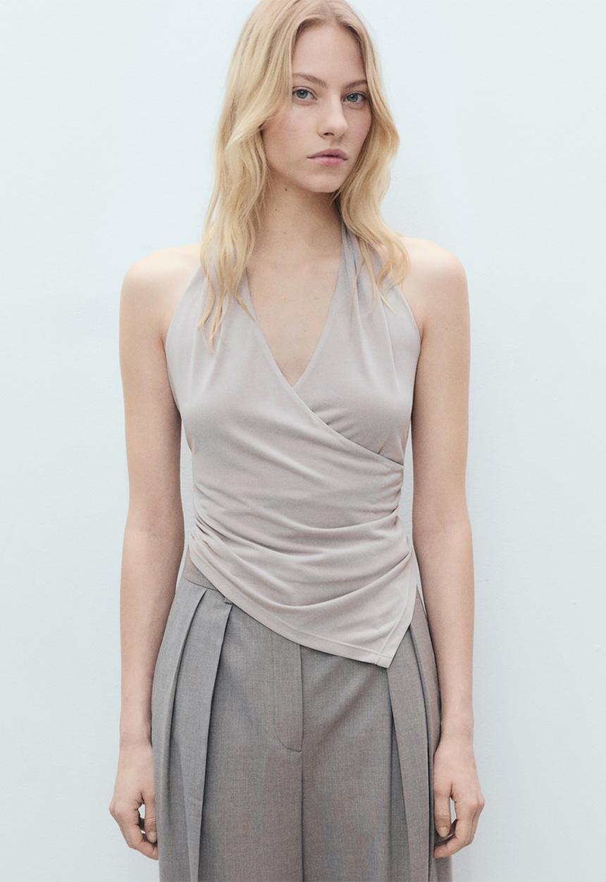 MANGO - Top Toucan - Grey