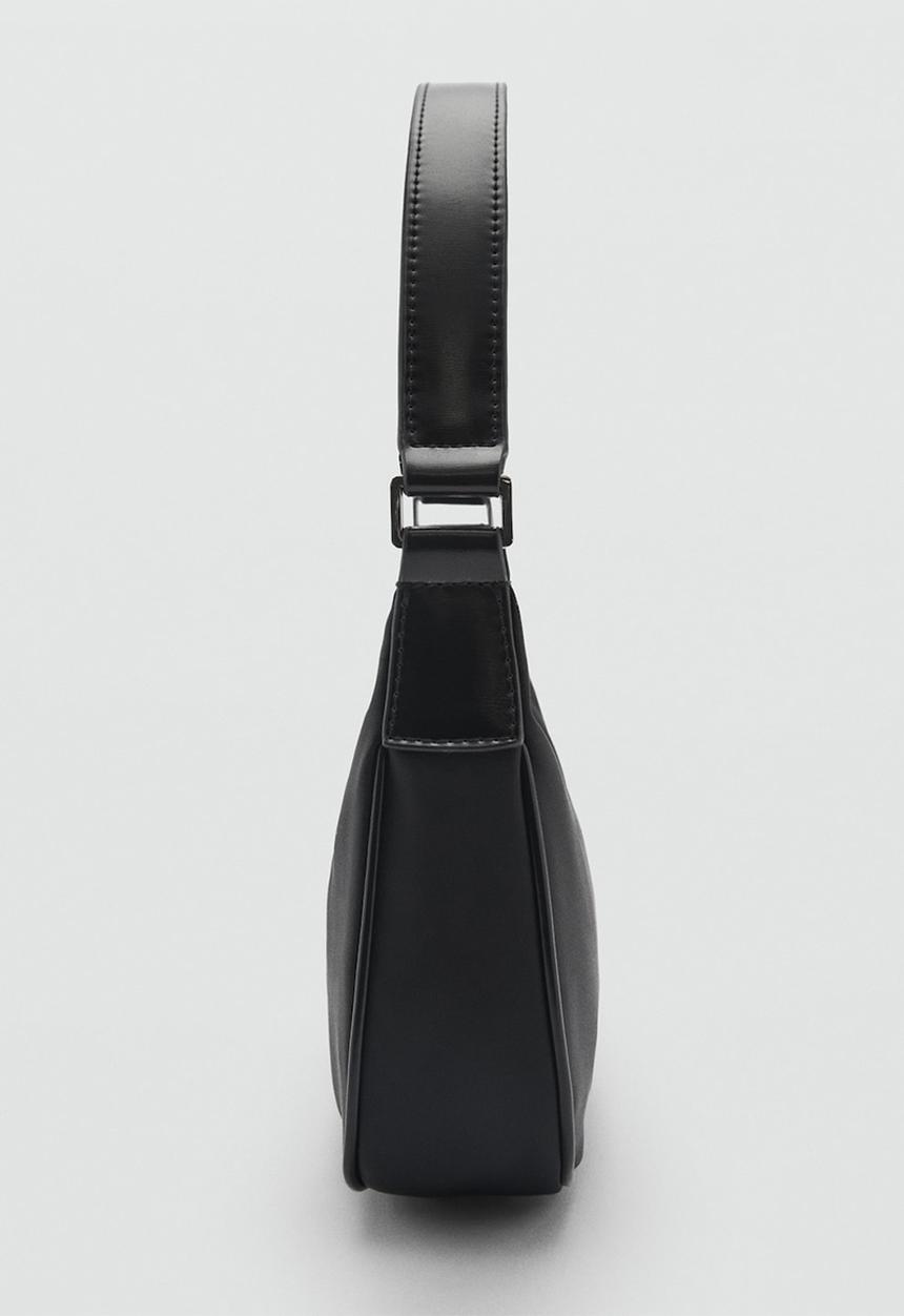 MANGO - Bolso M Poma Shoulder Bag- Black