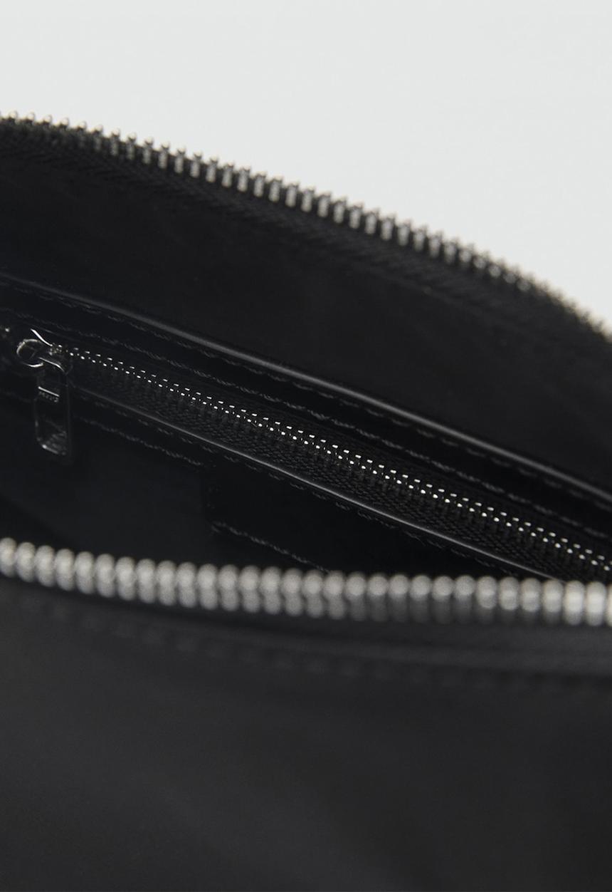 MANGO - Bolso M Poma Shoulder Bag- Black