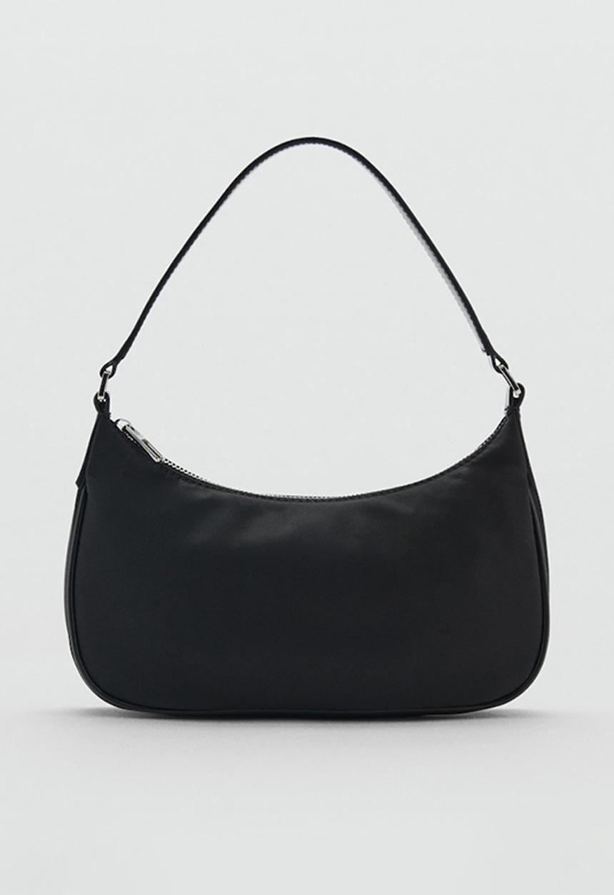 MANGO - Bolso M Poma Shoulder Bag- Black