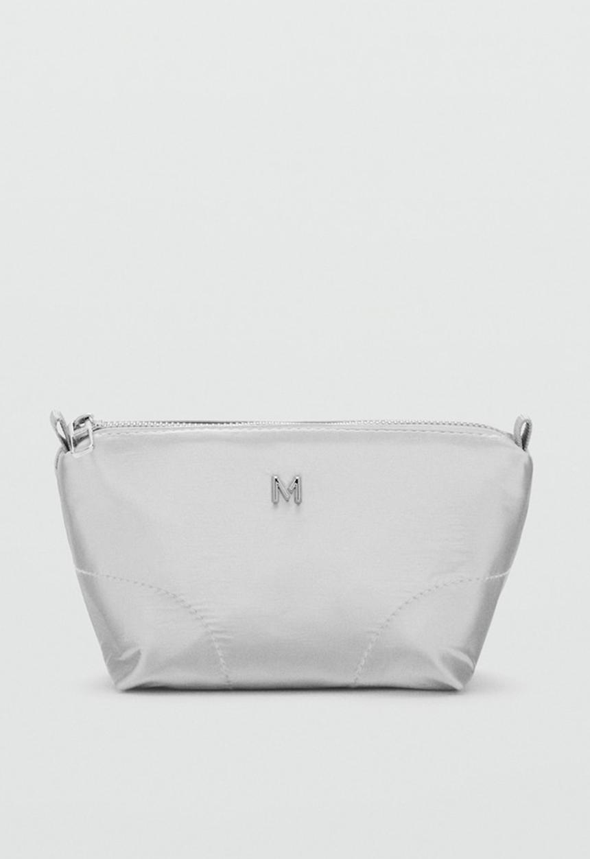 MANGO - Neceser G Melon Cosmetic Bag - Silver