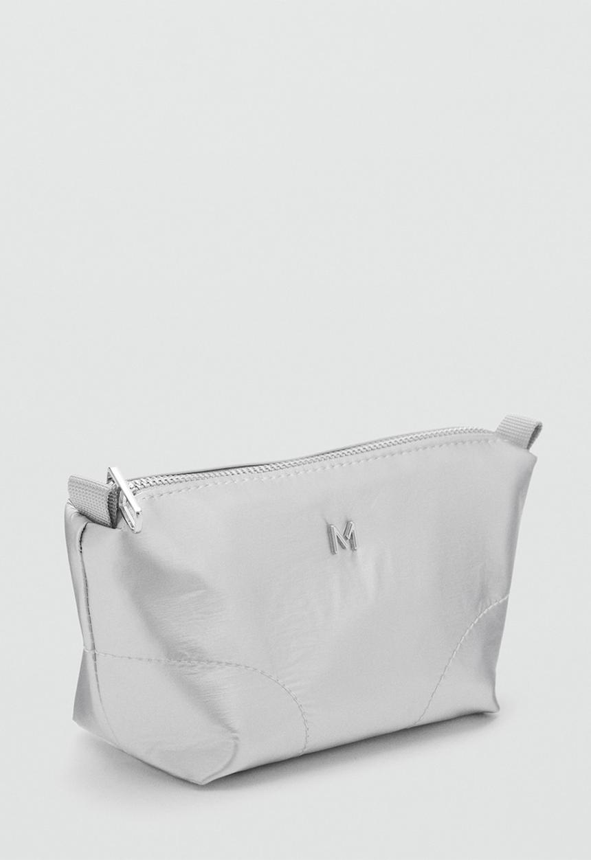 MANGO - Neceser G Melon Cosmetic Bag - Silver