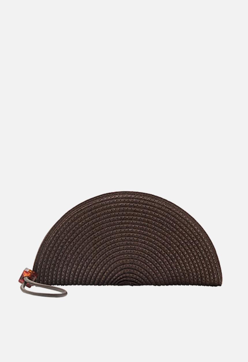 MANGO - Neceser G Fan Cosmetic Bag - Dark Brown