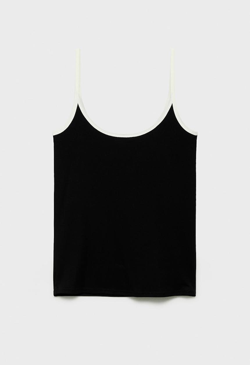 MANGO - Top Aurora - Black