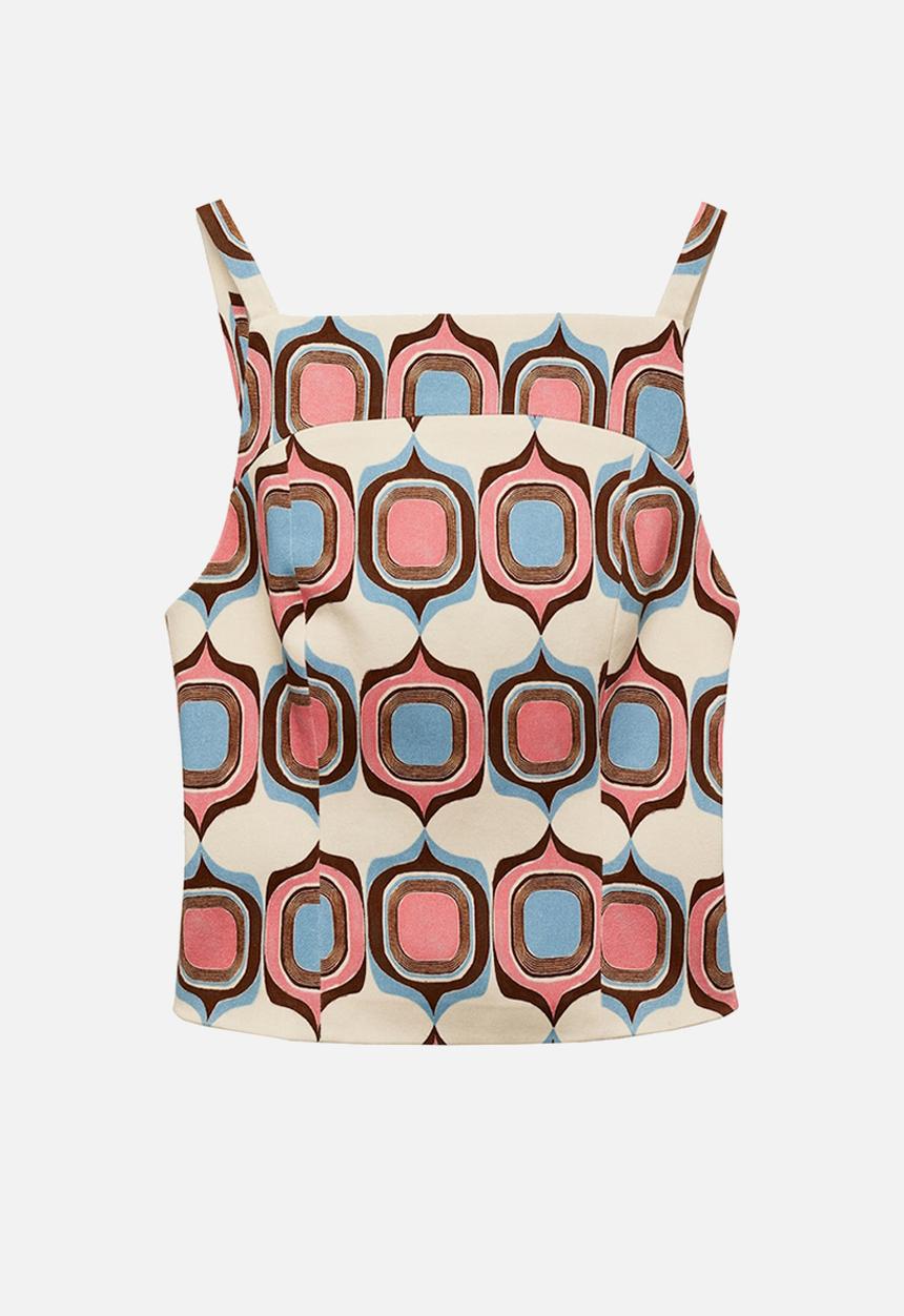 MANGO - Top jane - light pastel pink