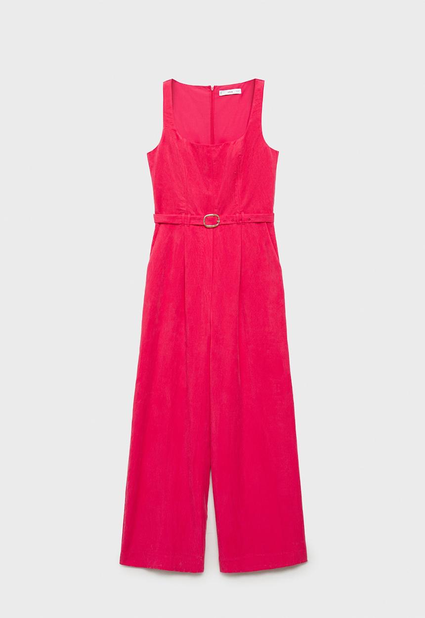 MANGO - Jumpsuit lionela -  medium red