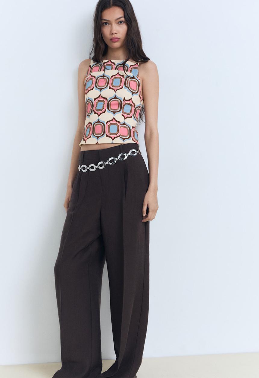 MANGO - Top jane - light pastel pink