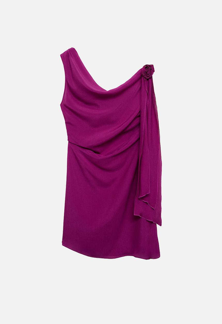MANGO - Top floris - mid-purple