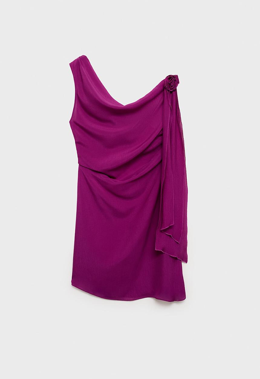 MANGO - Top floris - mid-purple