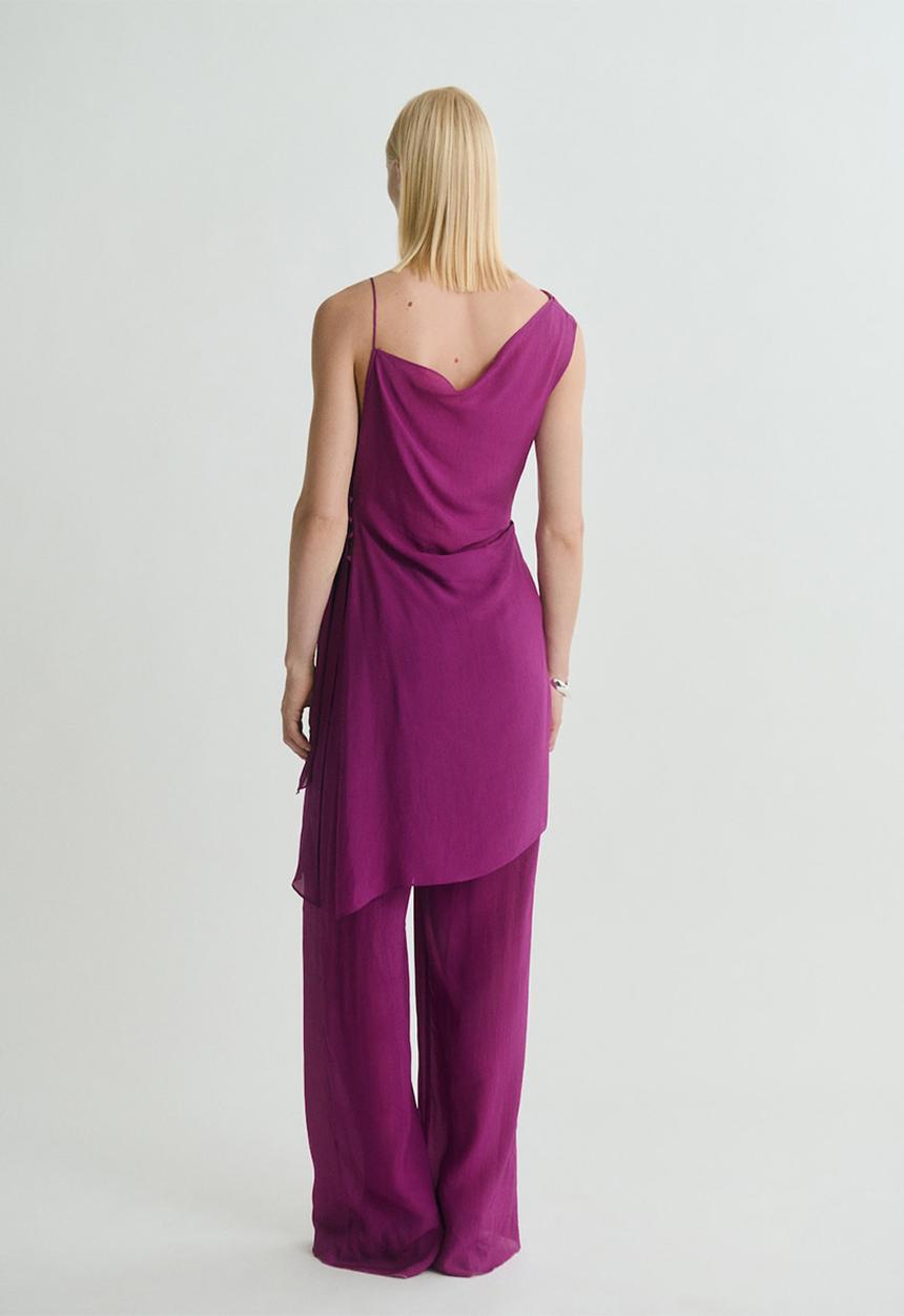 MANGO - Top floris - mid-purple