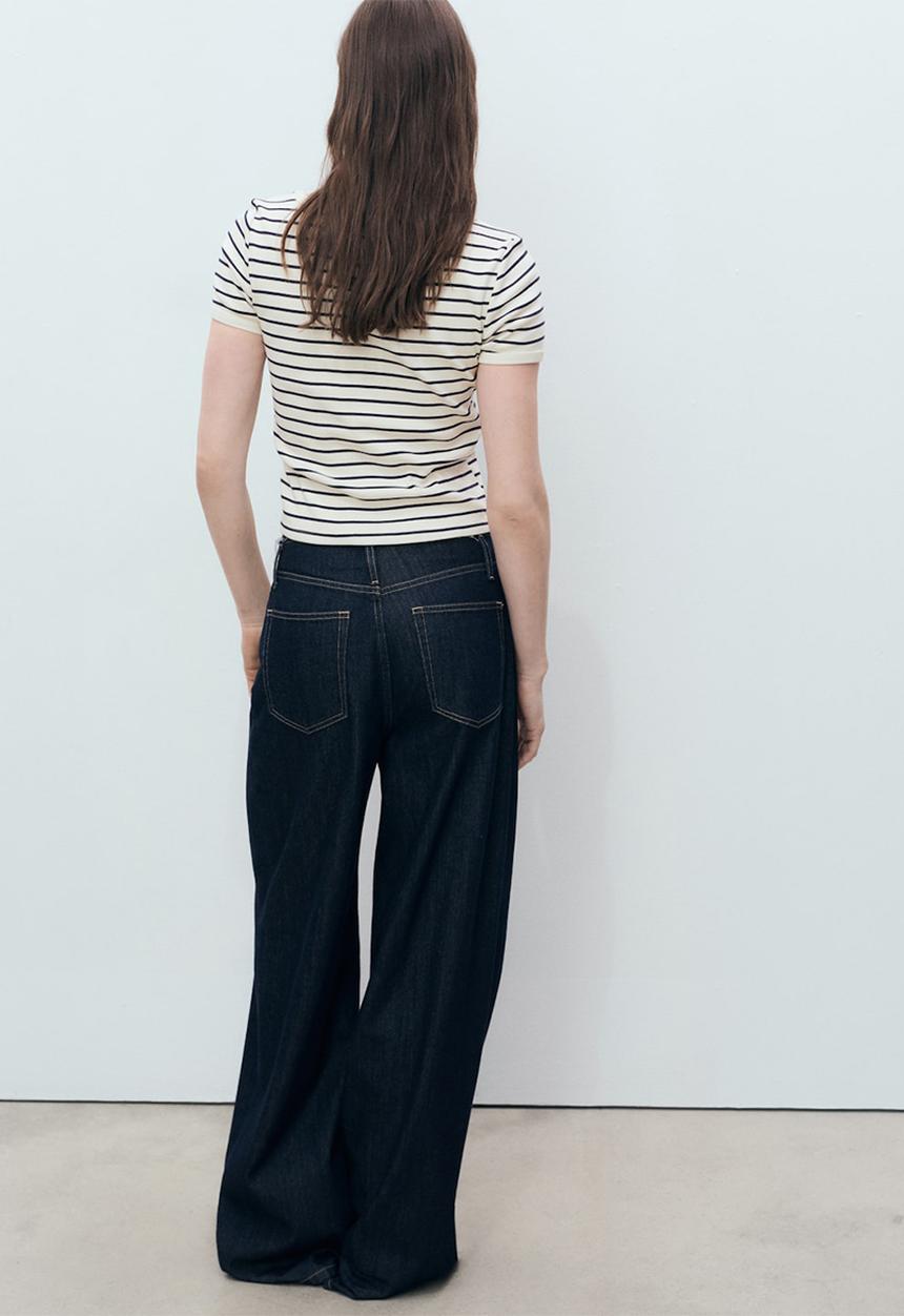 MANGO - Camiseta olim - natural