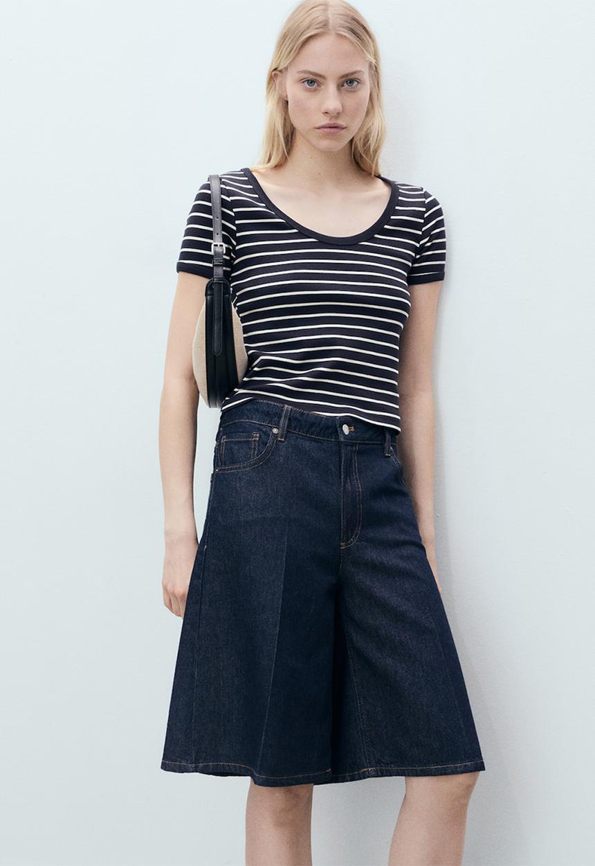 MANGO - T-shirt olim - midnight navy