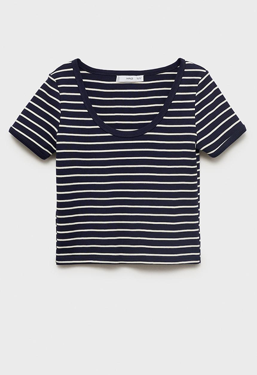 MANGO - T-shirt olim - midnight navy