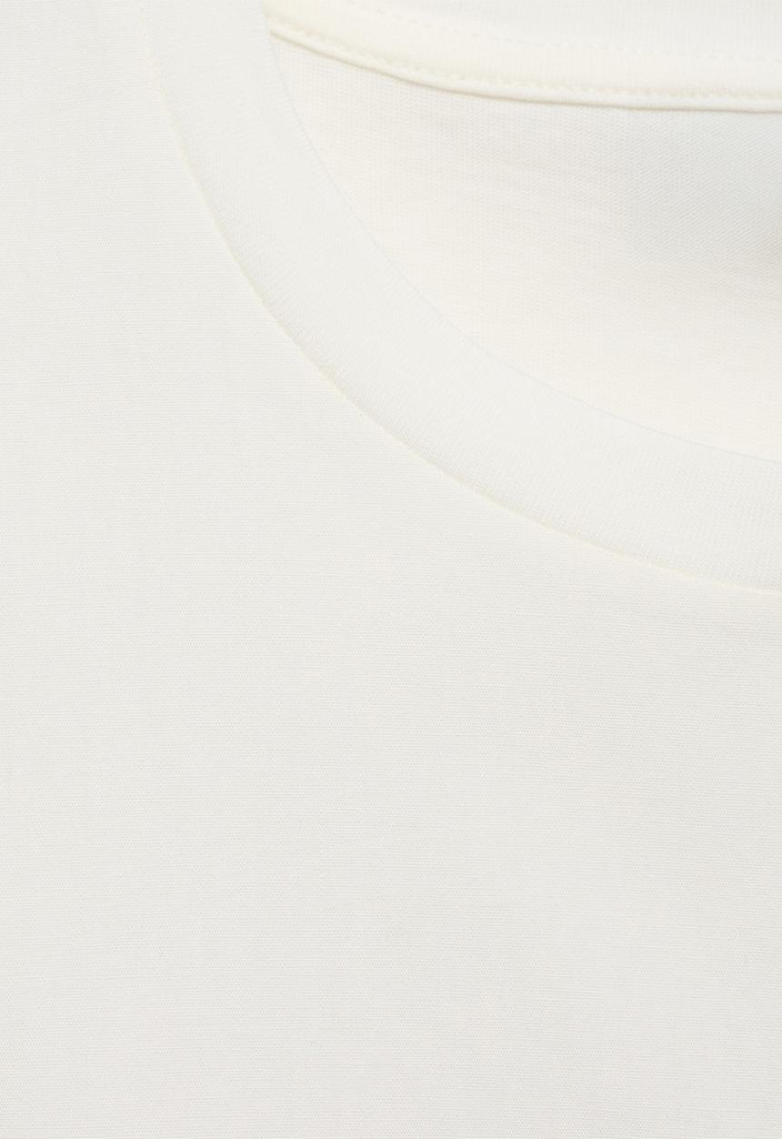MANGO - T-shirt hen  -  white