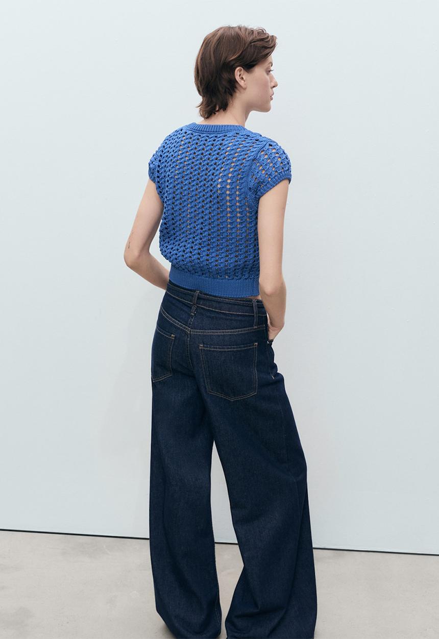 MANGO - Jersey skie - medium blue