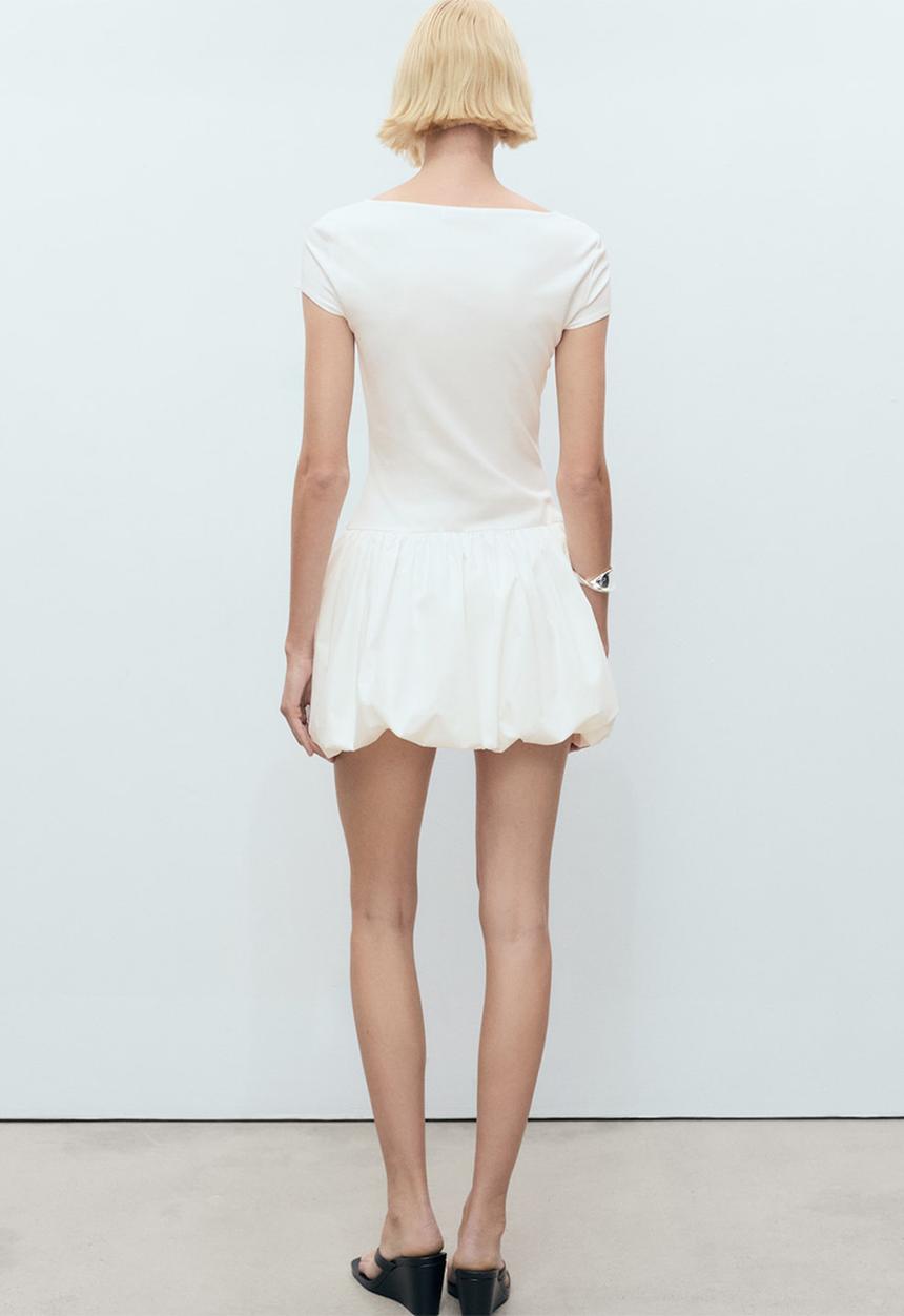 MANGO - Dress ariels  -  white